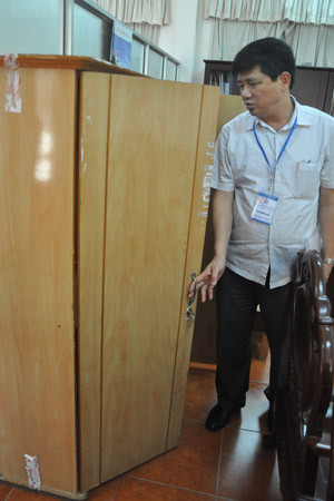 Tủ đựng đề thi cần đảm bảo an toàn tuyệt đối.