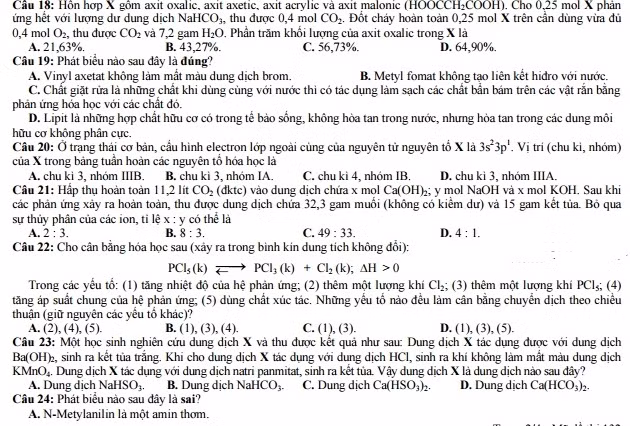 De thi thu THPT quoc gia 2015 mon Hoa truong THPT chuyen DH Vinh-Hinh-4