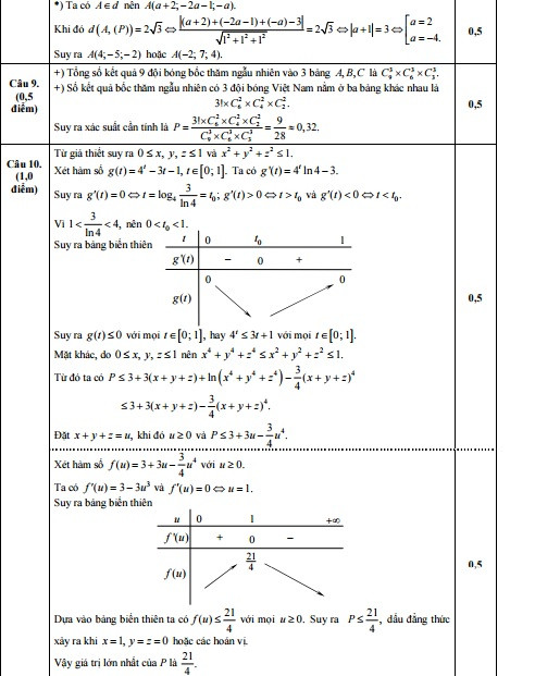 De thi thu THPT quoc gia 2015 mon Toan truong THPT Chuyen DH Vinh-Hinh-5