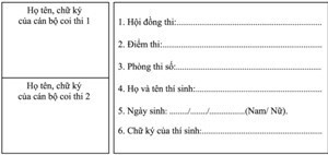 Lưu ý quan trọng khi tô bài thi trắc nghiệm trong kỳ thi THPT quốc gia Luu y quan trong khi to bai thi trac nghiem trong ky thi THPT quoc gia