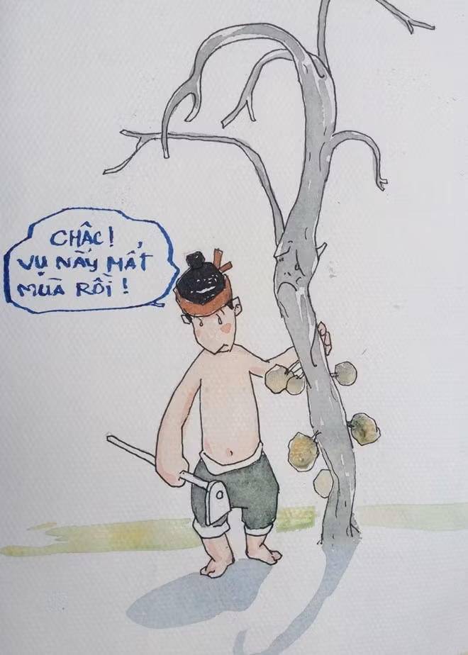 Tuy nhiên, việc trẩy lá, hái quả... bán ồ ạt có nguy cơ dẫn đến tình trạng mất mùa, sản phẩm giảm chất lượng.