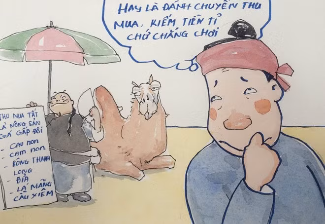 Thương lái thường tung tin đồn thu mua nông sản lạ với giá cao và nhận mua số lượng lớn.