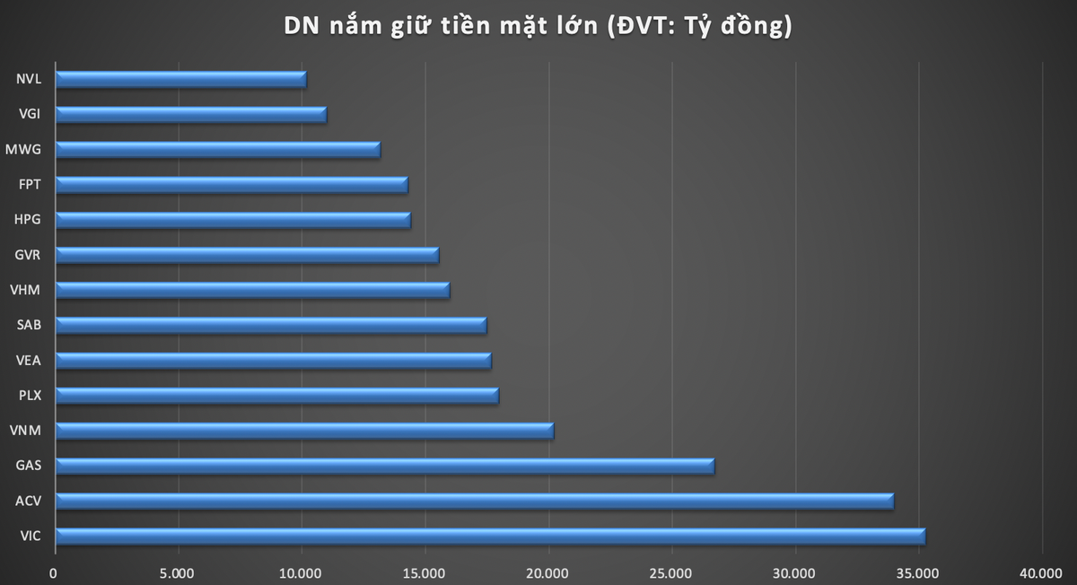 Top DN sở hữu hơn 10.000 tỷ đồng tiền mặt trong đại dịch Top DN so huu hon 10.000 ty dong tien mat trong dai dich