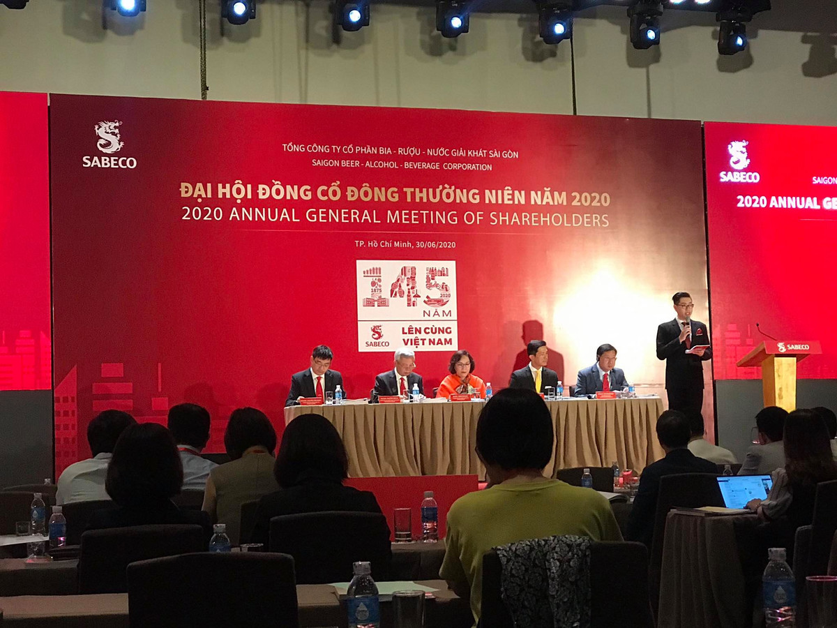 ĐHĐCĐ Sabeco: Tập trung vào kinh doanh thay vì cố "vớt" cổ phiếu DHDCD Sabeco: Tap trung vao kinh doanh thay vi co