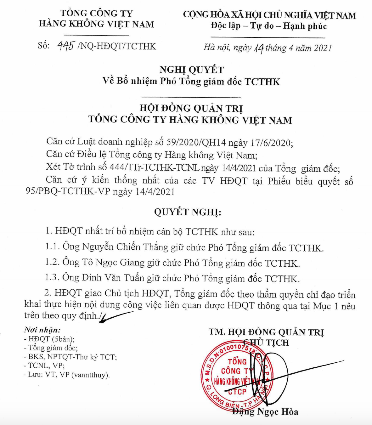 CEO Pacific Airlines duoc bo nhiem lam Pho Tong Vietnam Airlines