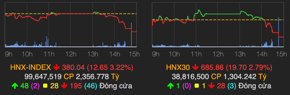 Sac do va xanh lo bao phu toan thi truong, VN-Index xuong moc 1.384 diem-Hinh-2