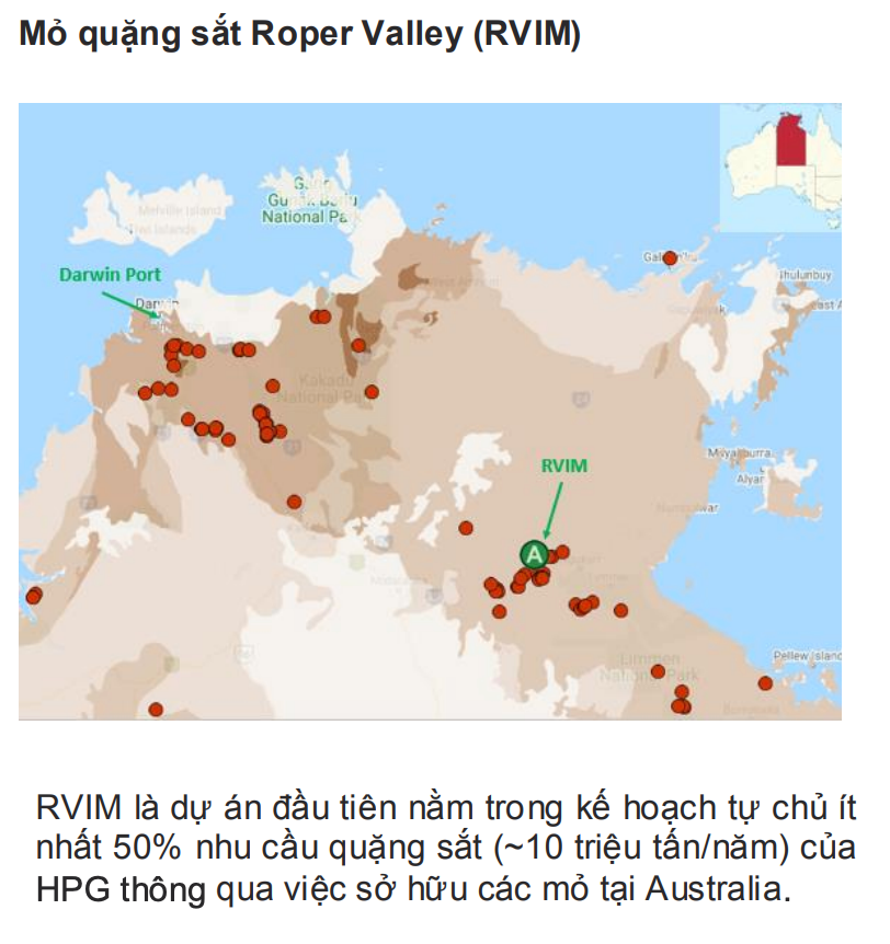 VNDirect: Hoa Phat co lai them 1.500 ty khi mua mo quang sat o Uc