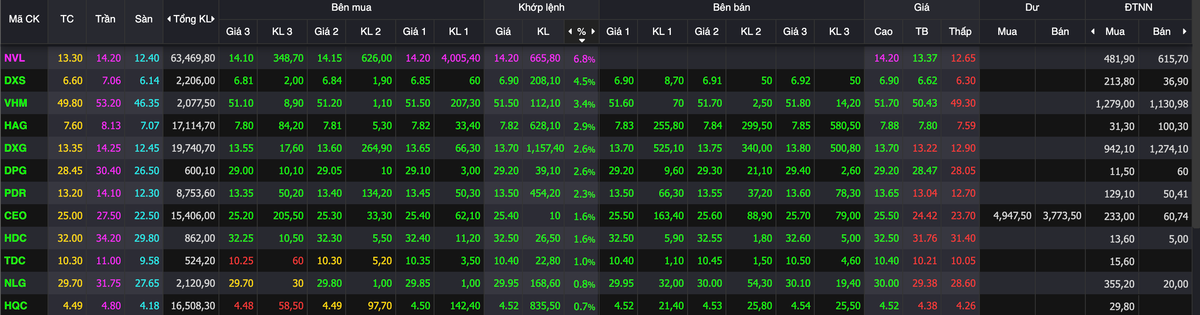 NVL tang tran khi cac du an Novaland duoc 'giai cuu'