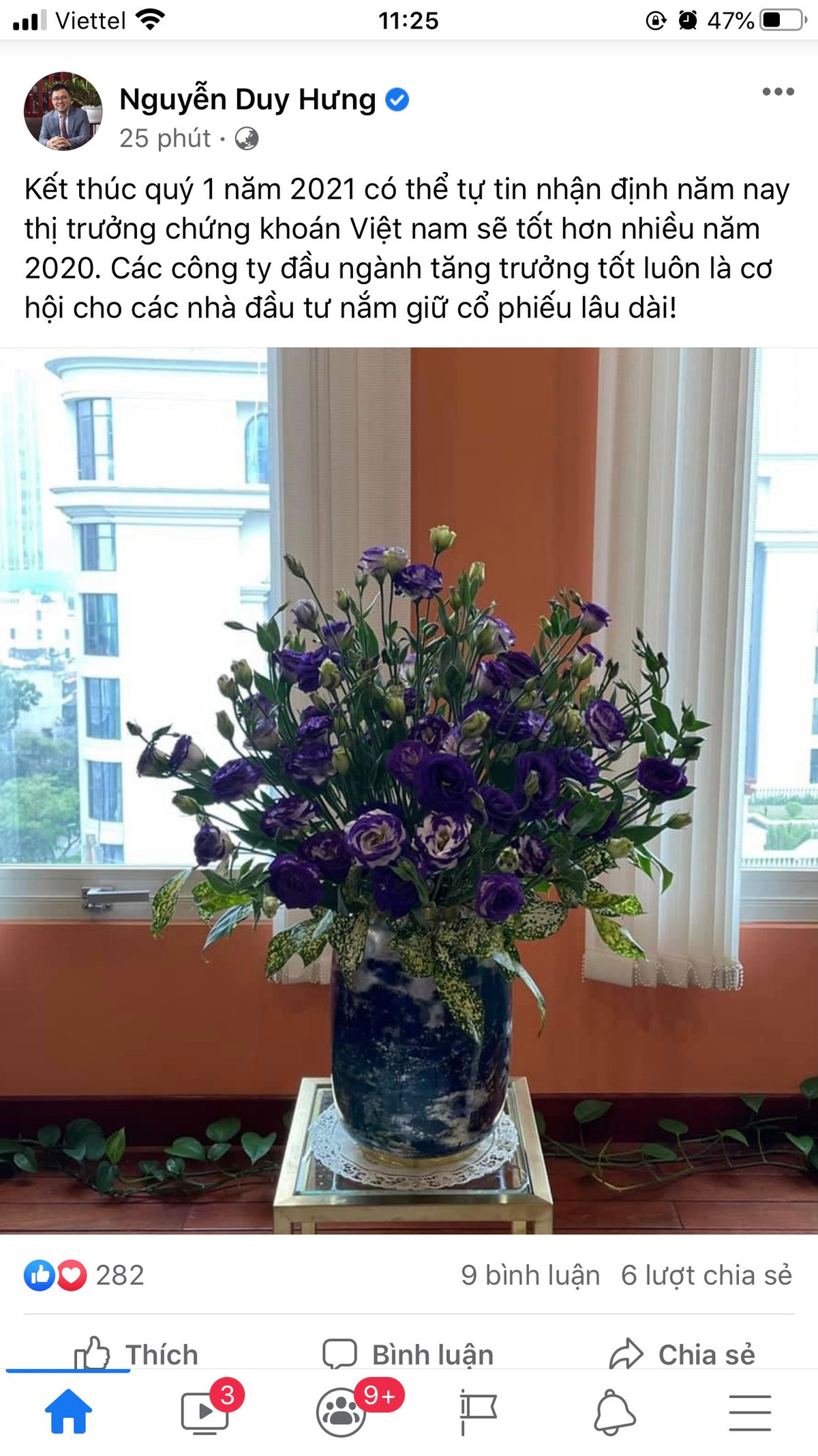 VN-Index vuot dinh lich su, Chu tich SSI Nguyen Duy Hung dang dan vui mung-Hinh-2