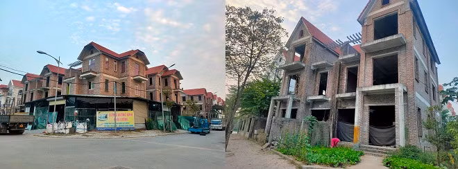 Khu đô thị này có lác đác người dân về ở, chủ yếu là cho thuê mở xưởng. Xung quanh một số biệt thự, người dân tận dụng trồng rau để tăng gia. 