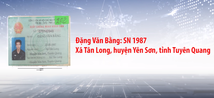 Lúc này, chiếc xe máy Thu sử dụng cũng được xác định là của anh Đặng Văn Bằng (33 tuổi, trú tại Yên Sơn, Tuyên Quang). Anh Bằng vốn có quan hệ yêu đương với Thu. Nhận định, rất có thể Thu đưa cháu B. về Tuyên Quang, Công an tỉnh Bắc Ninh phối hợp với Công an tỉnh Tuyên Quang, Cục cảnh sát Hình sư – Bộ Công an đã tiến hành rà soát.