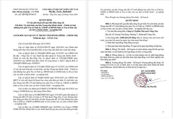 Nhà Sạch Vũng Tàu: 1 ngày trúng liền 2 gói thầu hơn 3 tỷ - Hình 4 Nha Sach Vung Tau: 1 ngay trung lien 2 goi thau hon 3 ty-Hinh-4