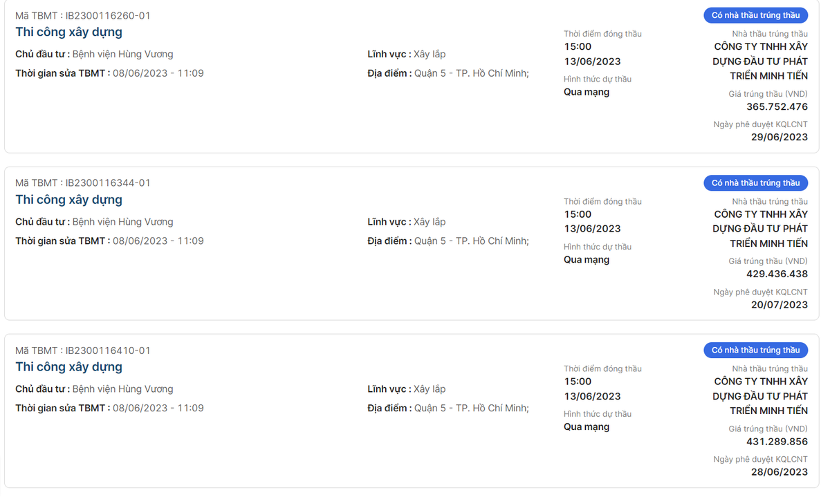 TP. HCM: Nha thau Minh Tien co nang luc the nao?