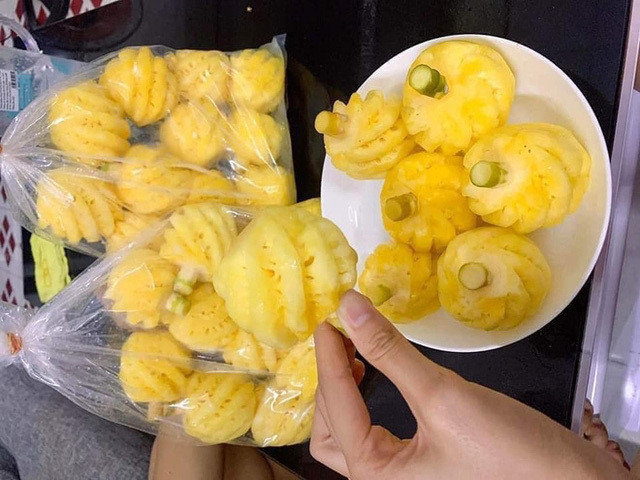 Thuc hu dua Thai mini sieu ngot giam gia 'sap san' 10.000 dong/kg-Hinh-3