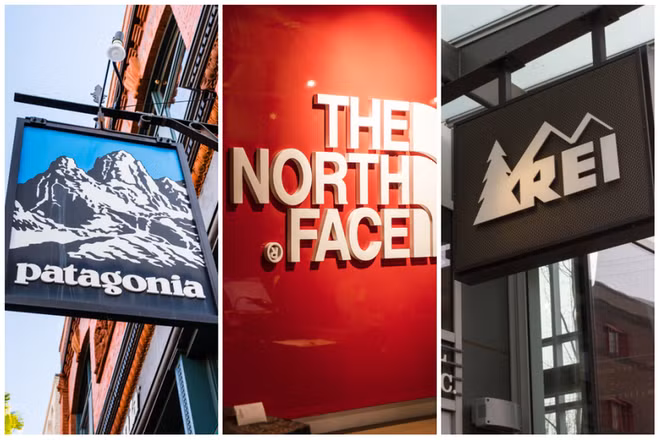 Tiếp theo là các thương hiệu nổi tiếng khác như Patagonia, the North Face, REI... Nhóm này chiếm tới 19 triệu người theo dõi trên Facebook. Ảnh: Adage.