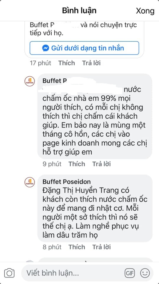 Gop y nuoc cham qua ngot, co gai bi nha hang mang vi ly do... 