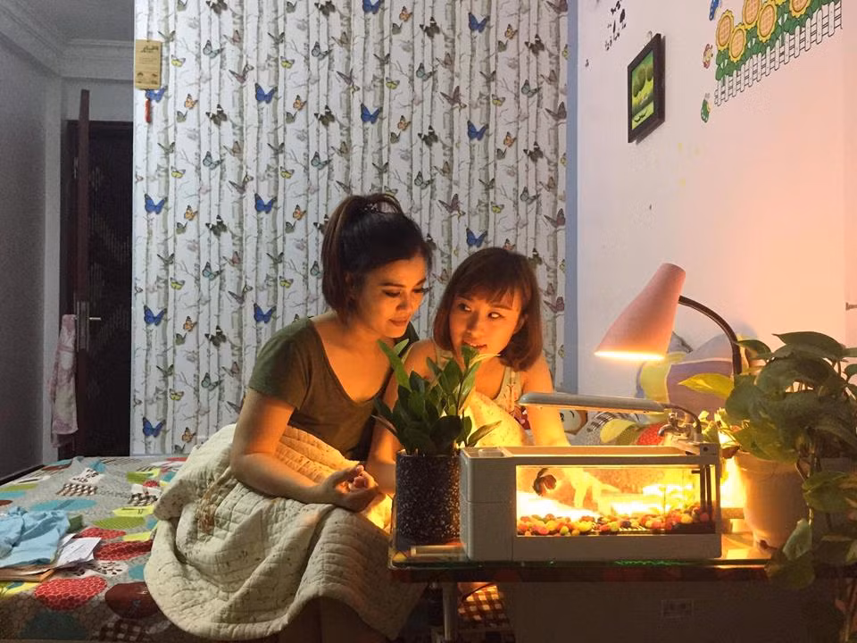 Cô con gái lớn Thiên Nga thừa hưởng nét đẹp từ bố và mẹ khi sở hữu ngoại hình xinh đẹp.