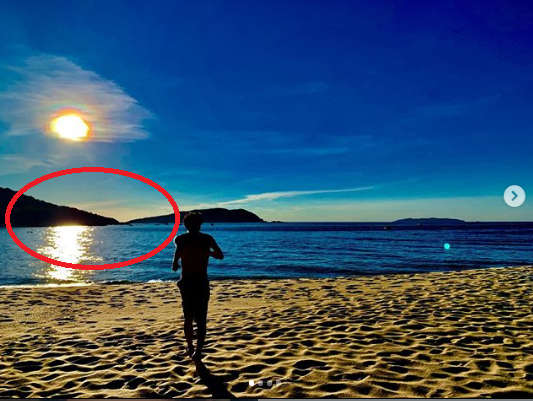 Hồ Quang Hiếu cũng đăng bức ảnh có khung cảnh tương tự với tình cũ Bảo Anh.