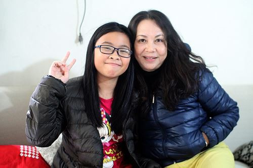 Sau những thăng trầm trong cuộc sống, "mẹ chồng cay nghiệt" trong "Hoa hồng trên ngực trái" cảm thấy hài lòng với cuộc sống an yên hiện tại bên con gái và cháu ngoại. Ảnh: NVCC.