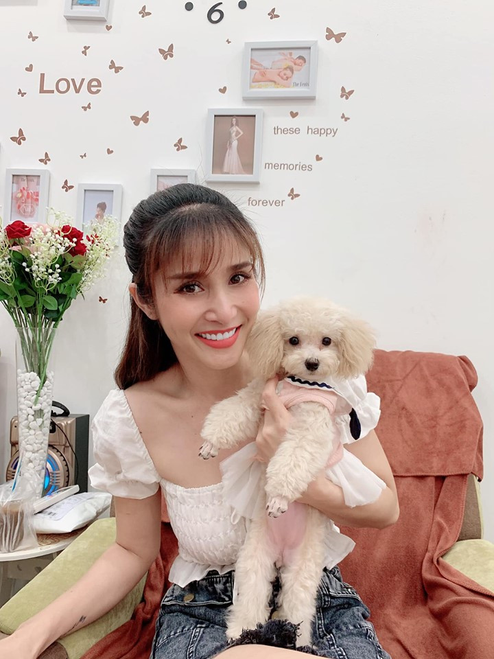 Sau bao sóng gió, Thảo Trang cho biết hiện cuộc sống đã bình yên và ổn định hơn.