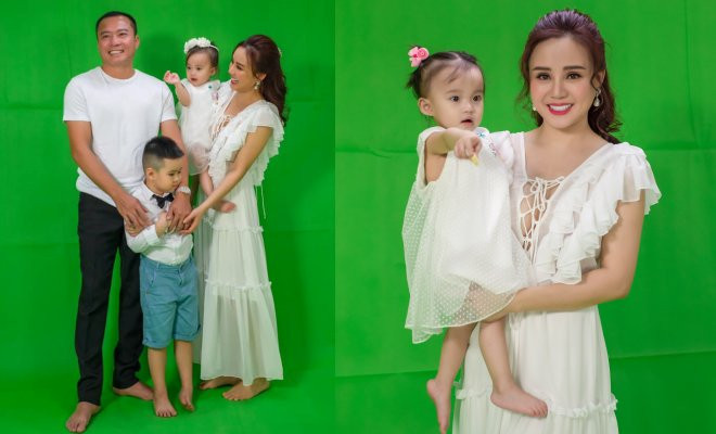 Sau sinh nở lần 2, Vy Oanh mới thoải mái công khai danh tính cũng như gương mặt của chồng đại gia là doanh nhân Thiện Lê.