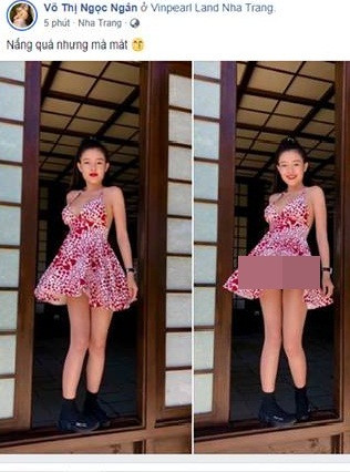 Mới đây nhất, Ngân 98 đã phải nhận nhiều chỉ trích khi có hành động tung váy, để lộ cả quần lót phản cảm ngay trước ống kính. Trước phản ứng gay gắt của cư dân mạng, cô nàng đã nhanh tay xóa ảnh chỉ sau vài tiếng đăng tải.