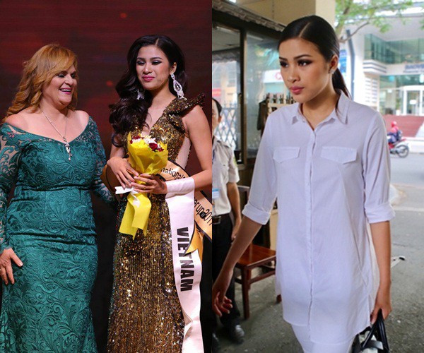 Thành tích Á hậu 3 Miss Eco International 2017 của cô cũng không được Cục Nghệ thuật biểu diễn công nhận vì "thi chui". Người đẹp và ê-kíp còn bị phạt số tiền lên tới hơn 55 triệu đồng. Ảnh: Saostar.