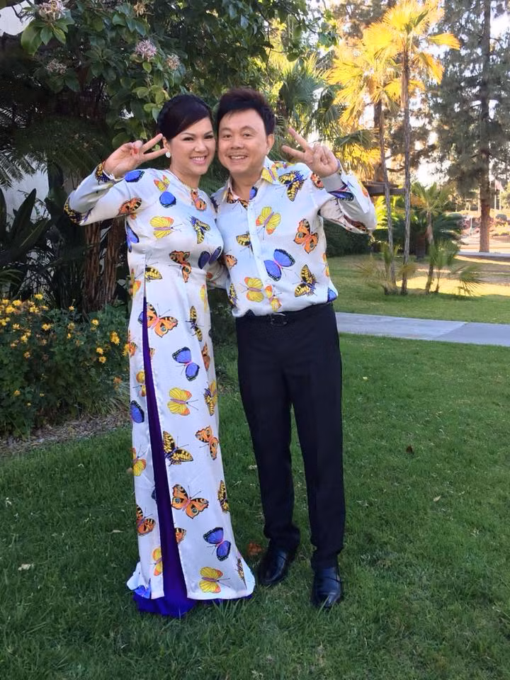 Đó cũng là bí quyết giúp cuộc sống không con, sống xa nhau vẫn như vợ chồng son của nghệ sĩ Chí Tài và Phương Loan. Ảnh: FBNV.