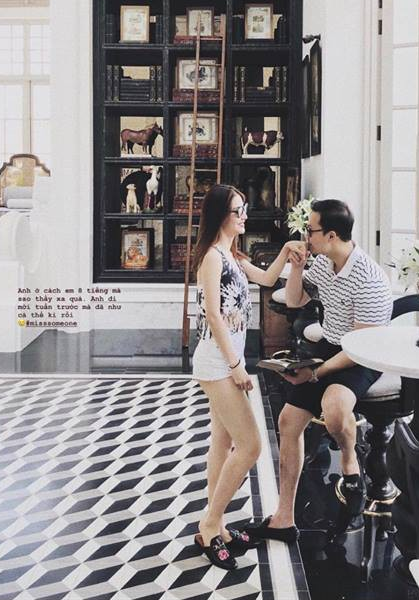 Có bạn gái là người trong showbiz nên bạn trai Diễm My cũng khá kín đáo trong chuyện tình cảm. Anh hiếm khi chia sẻ ảnh chụp chung của hai người lên trang cá nhân.