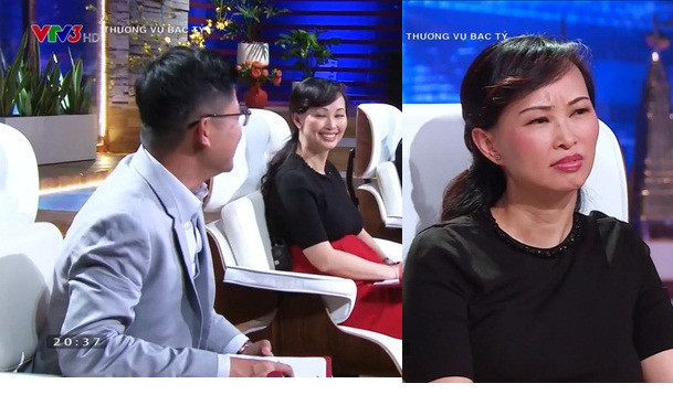 Với màn gọi vốn lạc đề, dài dòng lê thê lẫn giọng nói điệu đà, Phi Thanh Vân bị chê "làm lố" khiến cả các Shark lẫn khán giả đều "hết chịu nổi". Sau màn xuất hiện gây tranh cãi, Phi Thanh Vân chia sẻ trên Zing: "Tôi đến với chương trình vì công ty, vì bản thân mình. Mọi người bàn luận, đánh giá thế nào về tôi, tôi cũng không ý kiến gì". Ảnh chụp màn hình VTV.