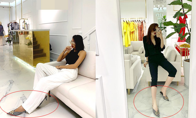 Từ trang phục đến giày dép, phụ kiện... đều giống nhau.