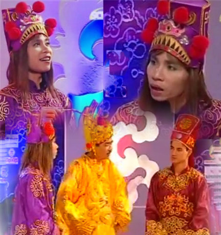 Táo Quân 2007 vẫn là sân khấu được dàn dựng đơn giản và gần gũi trong không gian trường quay của Đài truyền hình Việt Nam. Ngọc Hoàng luôn giữ vai trò giải quyết các vấn đề để hướng tới năm mới tốt đẹp hơn.