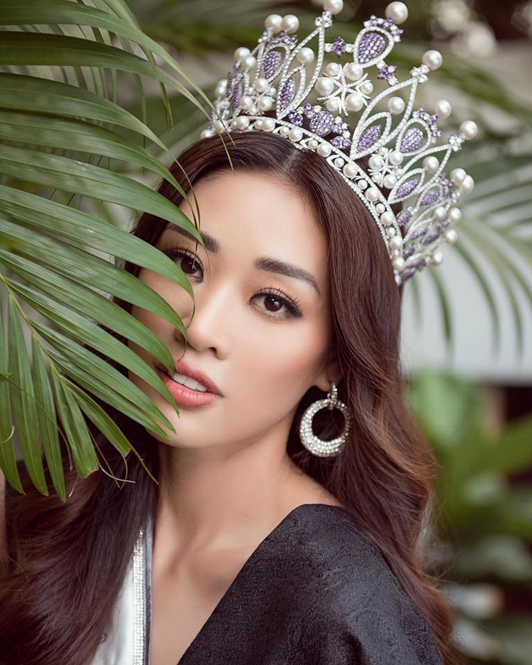 Hoa hậu Khánh Vân sở hữu chiều cao 1,75m và số đo 3 vòng là 83-60-90.