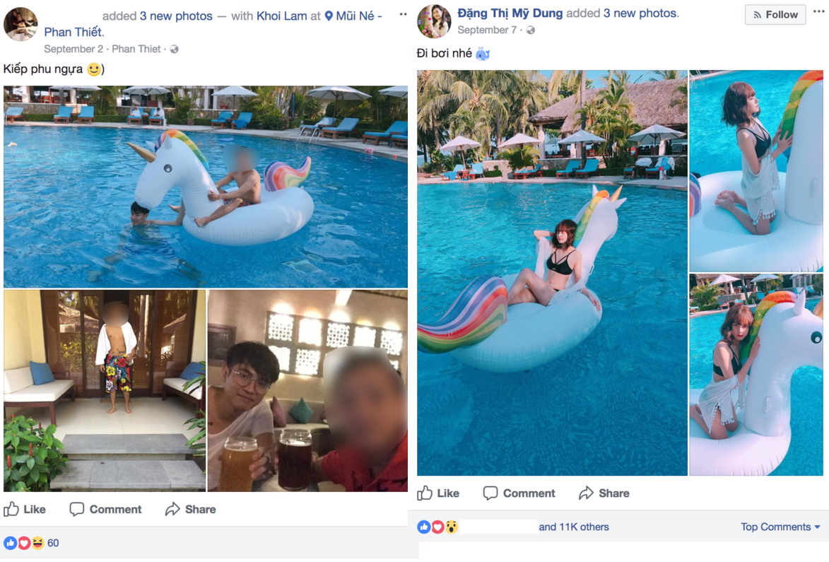 Cư dân mạng soi ra bằng chứng Midu và bạn thân Phan Thành còn từng đi du lịch cùng nhau khi cặp đôi được cho là cùng check-in tại một địa điểm du lịch. Trước những bằng chứng "rõ mồn một", hot girl Sài thành xin phép được giữ im lặng về chuyện tình cảm cá nhân.