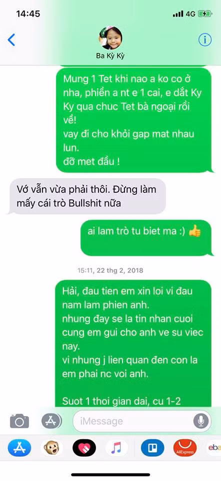 Châu cho rằng chuyện cấm Hải gặp con từ Tết 2018 đến nay là chưa chính xác vì Châu nói rõ Hải có thể qua nhà Châu thăm con, hoặc Châu đưa con qua nhà Hải và đợi đón về.