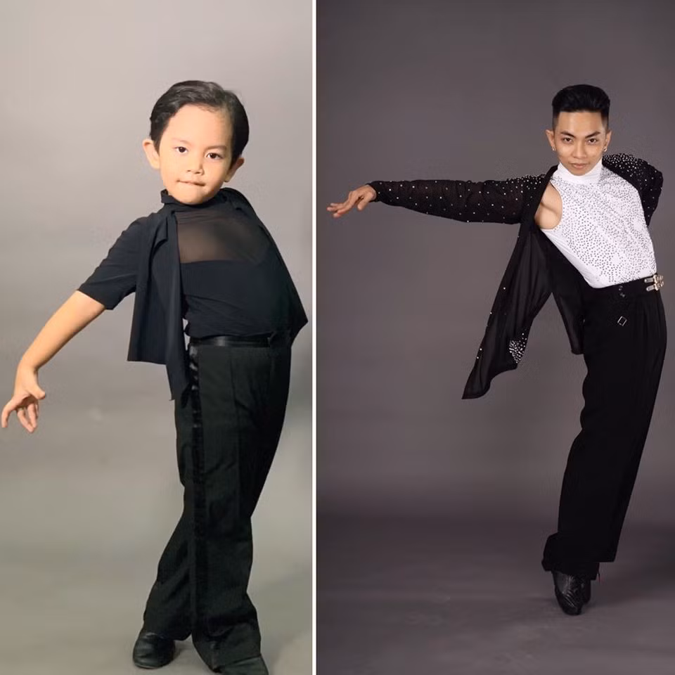 Kubi được khen "đúng chuẩn nhà nòi" khi thừa hưởng nhiều nét tài năng của bố mẹ, sớm bộc lộ năng khiếu với bộ môn dancesport.