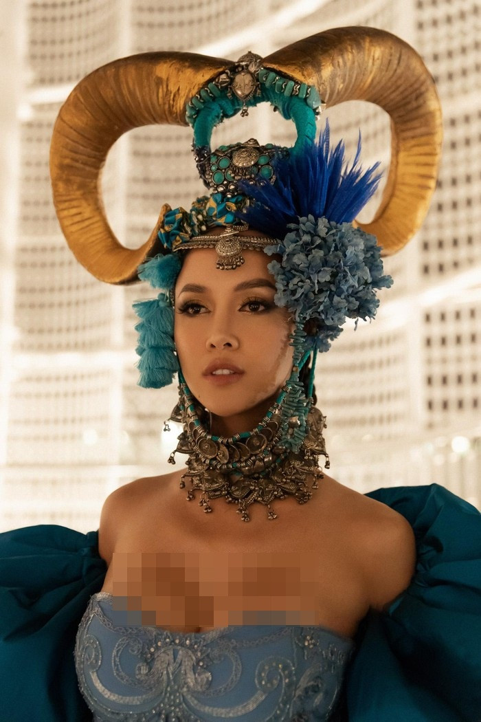 Không thường xuyên khoe thân như Ngọc Trinh nhưng một khi đã "lên hình", Vũ Ngọc Anh có lúc khiến đàn chị phải chào thua. Ảnh: FB Hai Nguyen.