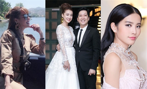 Năm 2018, thời điểm Trường Giang đang yêu Nhã Phương, Quế Vân còn công kích nam danh hài lăng nhăng khi biết Nam Em từng si mê Mười Khó. Ảnh: Đất Việt.