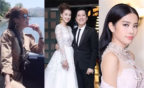 Năm 2018, thời điểm Trường Giang đang yêu Nhã Phương, Quế Vân còn công kích nam danh hài lăng nhăng khi biết Nam Em từng si mê Mười Khó. Ảnh: Đất Việt.