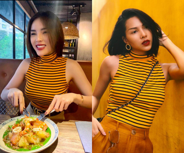 Thời trang đồng điệu đến không ngờ của cặp đôi Hoa hậu - người mẫu.