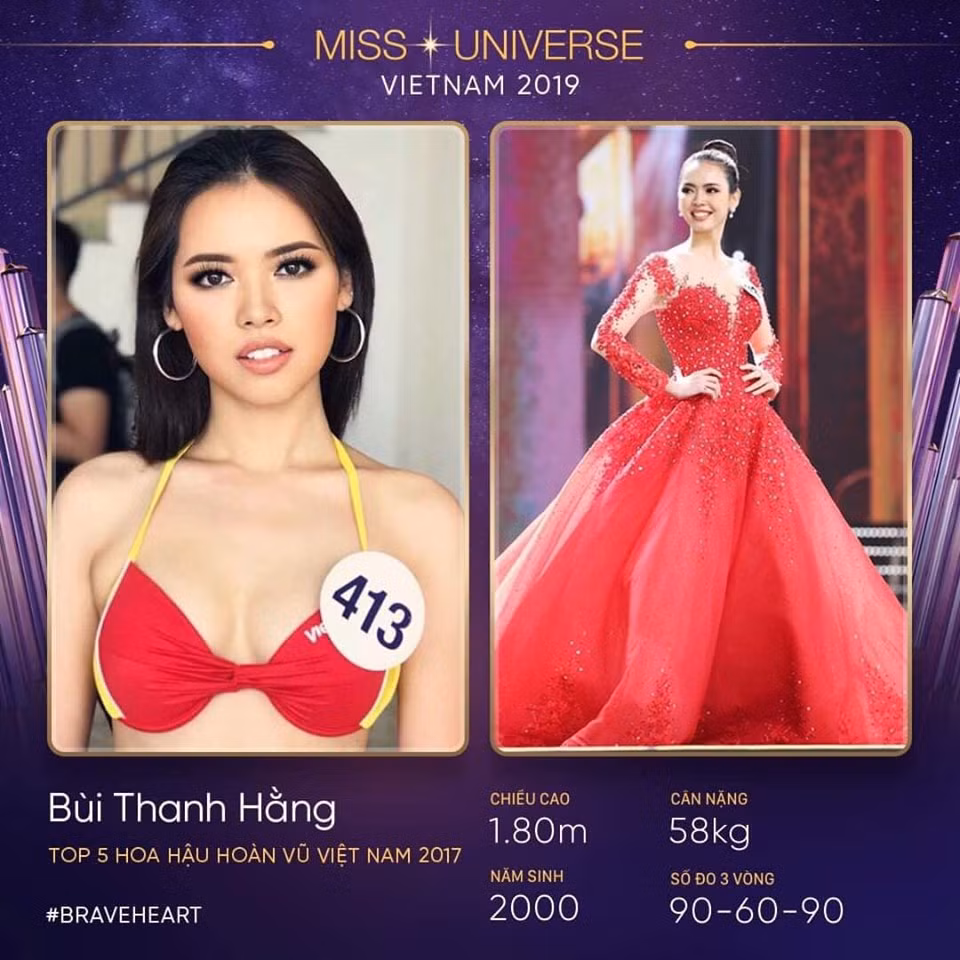 Trước khi lọt top 5 Hoa hậu Hoàn vũ Việt Nam 2017, Thanh Hằng từng đạt danh hiệu Hoa khôi Xây dựng 2011.