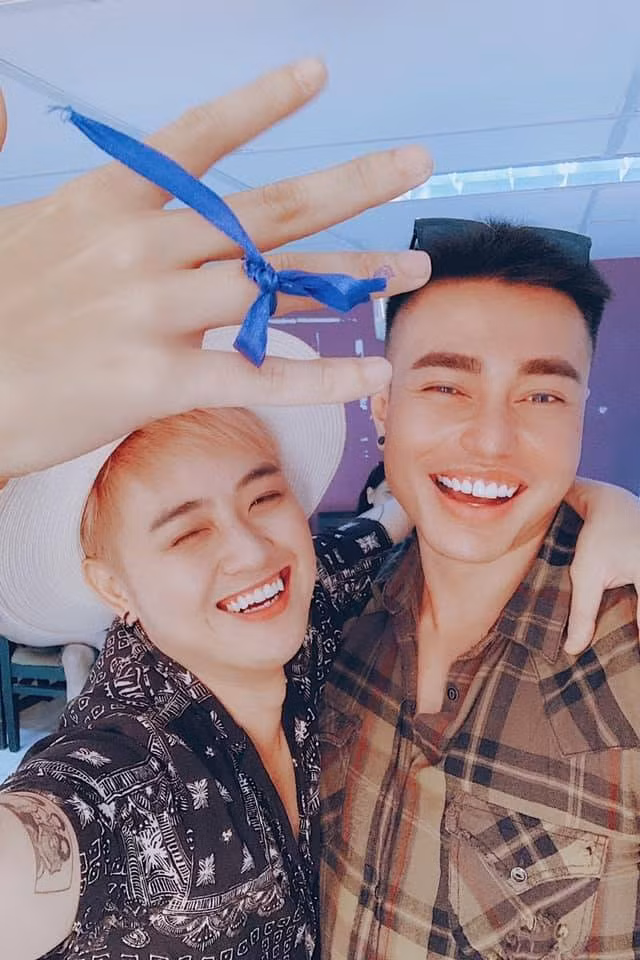 Thanh Duy và Lê Dương Bảo Lâm đẹp đôi đến lạ thường.