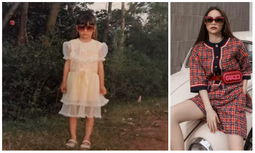 Xem bức ảnh thời thơ ấu của Hà Hồ, nhiều dân mạng thích thú bày tỏ: "Cưng quá chị ơi!", "Có tố chất từ bé. Sành điệu quá!", "Xinh và thần thái", "fashionista từ bé",... Các fan còn gợi ý "Nữ hoàng giải trí" nên thực hiện bộ ảnh theo trend "ngày ấy - bây giờ".