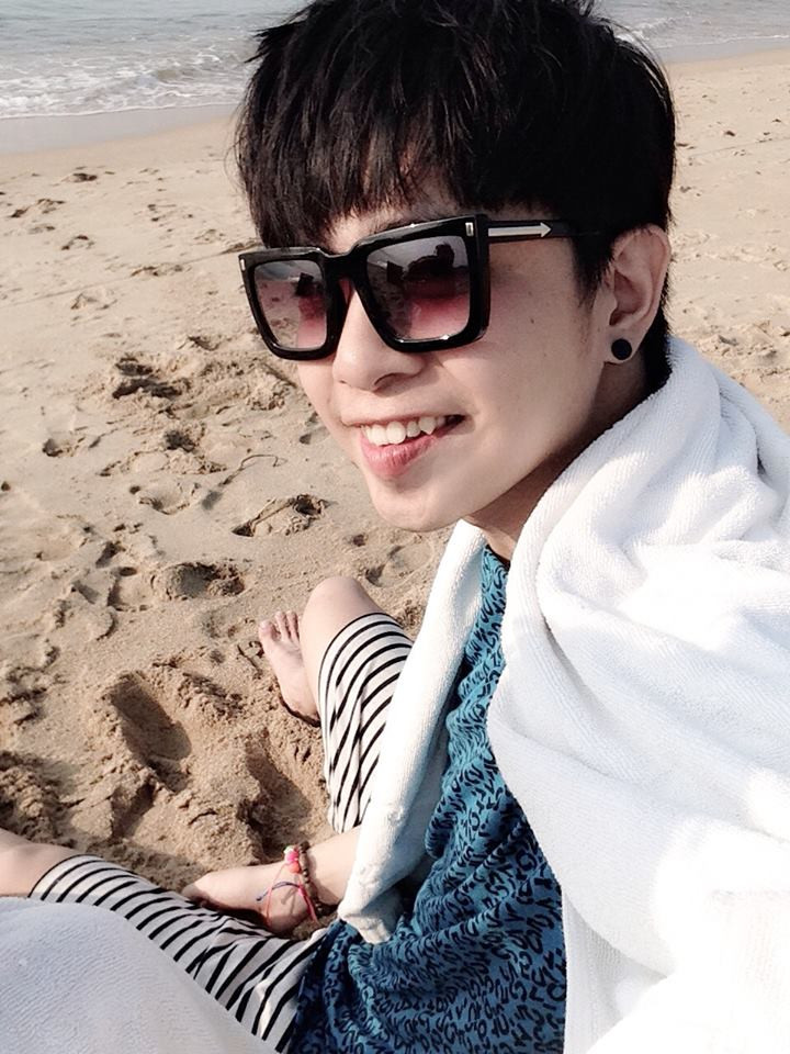 Thu Thủy còn rất hạnh phúc và tự hào trước tình cảm mà ông xã dành cho con riêng của cô.