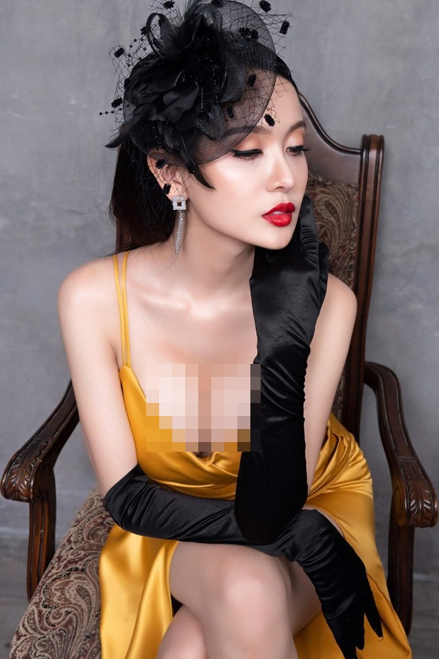 Phương Vy sở hữu chiều cao 1m73, cân nặng 52kg với số đo 3 vòng 84-60-90.