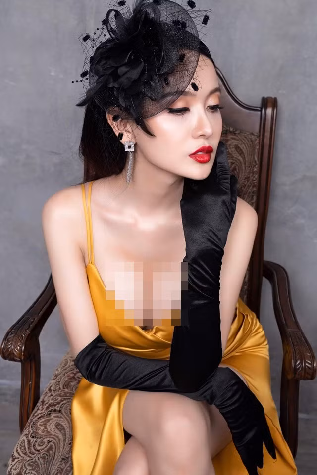 Phương Vy sở hữu chiều cao 1m73, cân nặng 52kg với số đo 3 vòng 84-60-90.