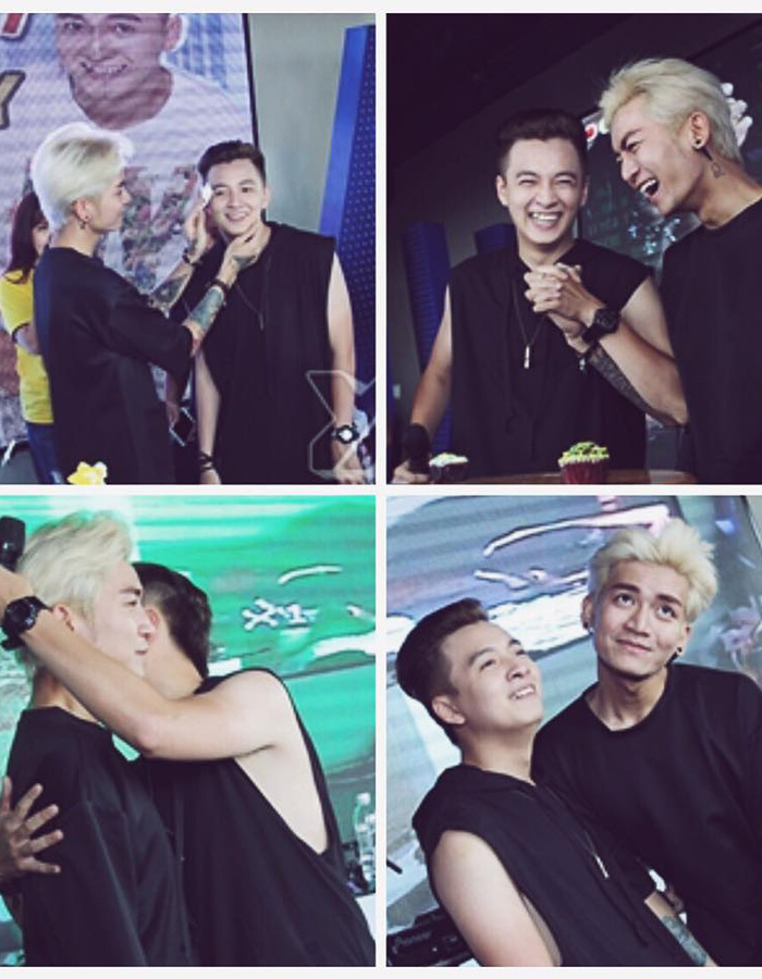 Trong buổi họp báo ra mắt “Chạy đi chờ chi”, MC Trấn Thành còn "nửa đùa nửa thật": “Chúng tôi nghĩ sau chương trình này rất có thể là BB Trần và Ngô Kiến Huy sẽ tổ chức đám cưới với nhau. Đó là những dự kiến của các anh em trong nhóm cũng như tiên đoán trước được điều đó và cũng không quá bất ngờ khi nhận được thiệp mời. Có vẻ họ thương nhau nhiều hơn ngoài đời, và đó cũng là điều thú vị của chương trình “Chạy đi chờ chi” năm nay là người chơi sẽ lấy nhau”. Ảnh: Yan.