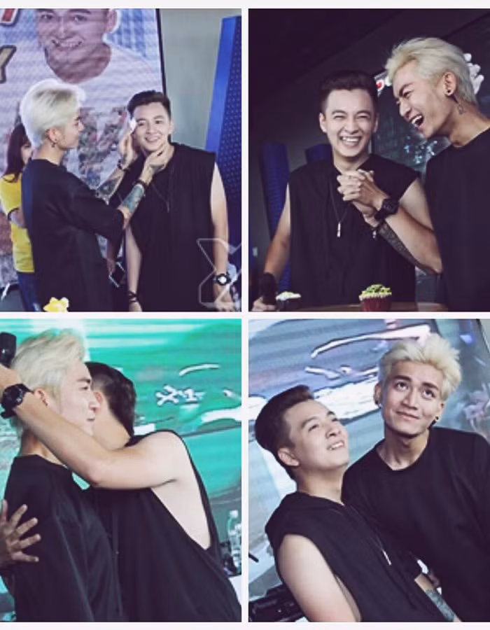 Trong buổi họp báo ra mắt “Chạy đi chờ chi”, MC Trấn Thành còn "nửa đùa nửa thật": “Chúng tôi nghĩ sau chương trình này rất có thể là BB Trần và Ngô Kiến Huy sẽ tổ chức đám cưới với nhau. Đó là những dự kiến của các anh em trong nhóm cũng như tiên đoán trước được điều đó và cũng không quá bất ngờ khi nhận được thiệp mời. Có vẻ họ thương nhau nhiều hơn ngoài đời, và đó cũng là điều thú vị của chương trình “Chạy đi chờ chi” năm nay là người chơi sẽ lấy nhau”. Ảnh: Yan.