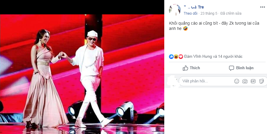 Sự thật đã rõ, các fan quay lại nhiệm vụ tích cực "đẩy thuyền" điên đảo cho Đàm Vĩnh Hưng và "người tình trong mộng" Mỹ Tâm. Nam ca sĩ còn không ngần ngại nhấn "Like" khi một dân mạng đăng ảnh M.r Đàm nắm tay Mỹ Tâm trên sân khấu, kèm theo dòng bình luận: "Khỏi cần quảng cáo ai cũng biết - đây là vợ tương lai của anh".