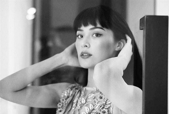 Đây được xem là lần tái xuất đầu tiên của người đẹp gốc Hải Phòng sau tin đồn đã sinh con.